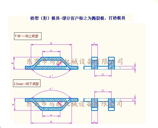 馬赫數(shù)控沖床模具-橋型模具