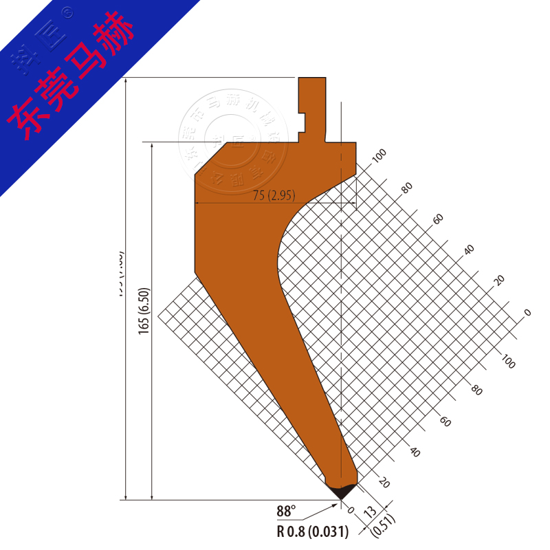 折彎機(jī)模具M(jìn)H080525
